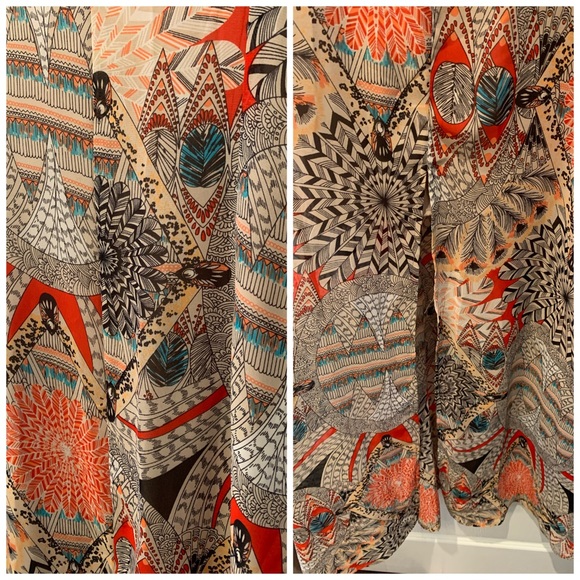 ⭐️ Forever 21 Printed Boho Maxi Dress - Picture 3 of 4